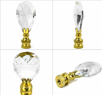 Crystal Lamp Finials