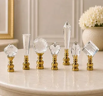 Crystal Lamp Finials