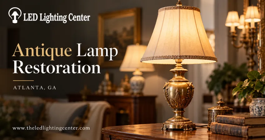 antique lamp restoration Atlanta